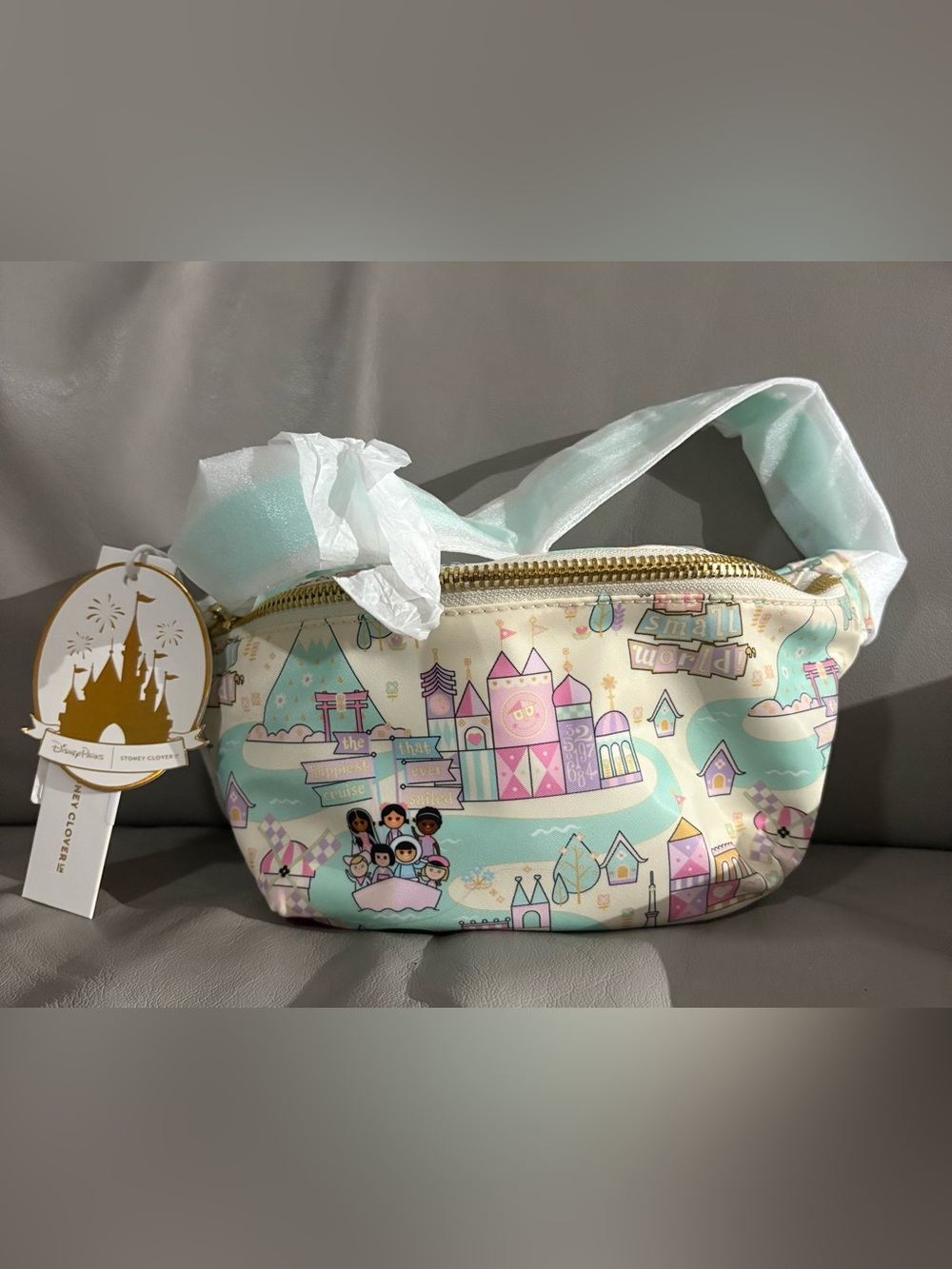 Disney Parks Stoney Clover Lane It’s A Small World Fanny Pack - NEW